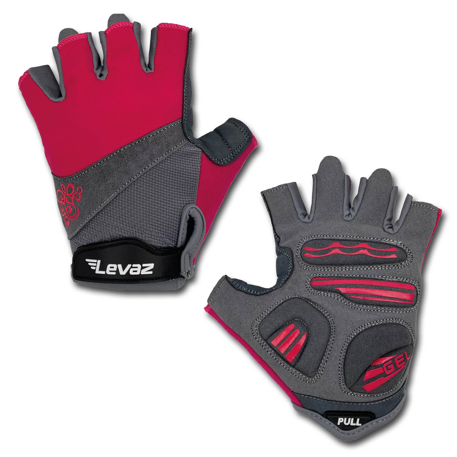 Levaz Fahrradhandschuhe Mountainbike Handschuhe Sport Motorrad Handschuhe Rot 
